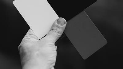 Hand cards bw 4k wallpaper