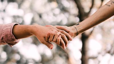 Hand love touch 4k wallpaper