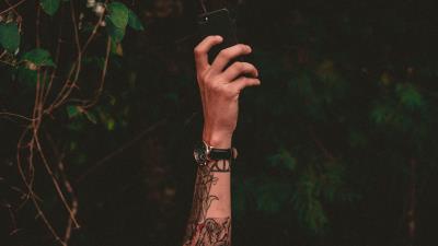 Hand tattoo phone watch 4k wallpaper