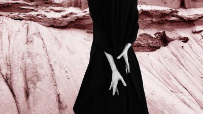 Hands dress minimalism girl 4k wallpaper