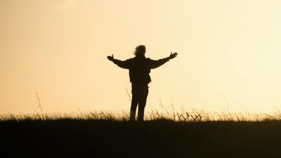 Harmony freedom silhouette 4k wallpaper