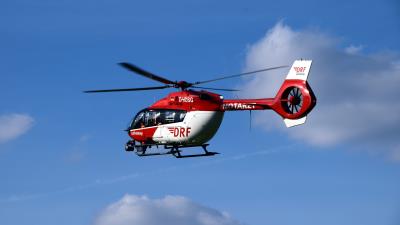Helicopter ambulance sky flight 4k wallpaper