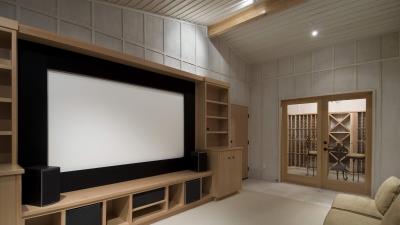 Home theater furniture interio 4k wallpaper
