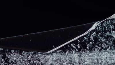 Ice frozen transparent 4k wallpaper