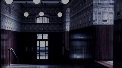 Interior corridor design 4k wallpaper