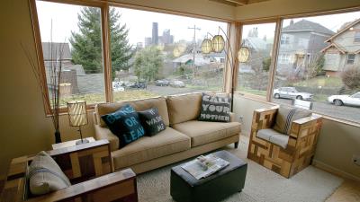 Interior design style design city house cottage living roo 4k wallpaper