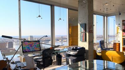 Interior design style design metropolis space studi 4k wallpaper