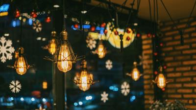 Lamp bulb lighting 4k wallpaper