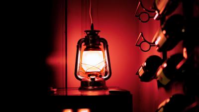 Lamp dark neon 4k wallpaper