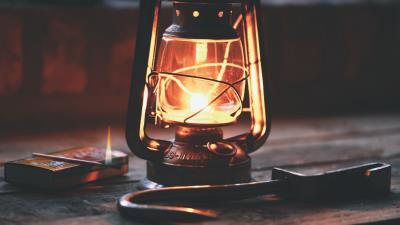 Lamp retro vintage 4k wallpaper