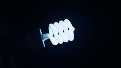 Lamp spiral electricity light 4k wallpaper