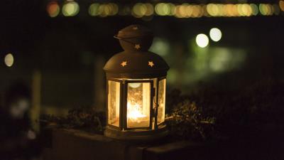 Lantern christmas light lamp 4k wallpaper