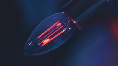 Light bulb electricity light image 4k wallpaper