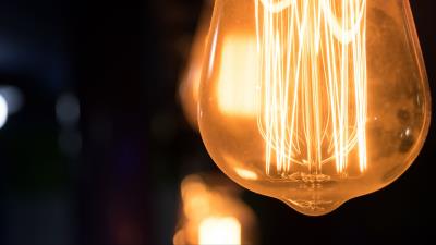 Light bulb electricity light photo 4k wallpaper