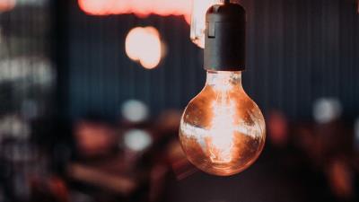 Light bulb electricity lighting 4k wallpaper