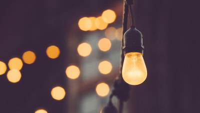 Light electricity glare blurring 4k wallpaper