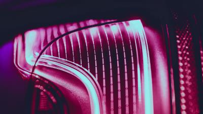 Light lines blur stripes 4k wallpaper