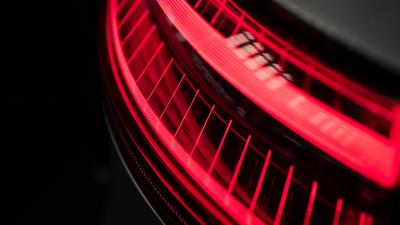Light taillight red 4k wallpaper