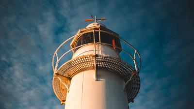 Lighthouse building architecture 4k wallpaper