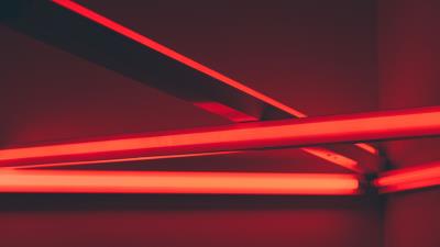 Line light lighting red 4k wallpaper