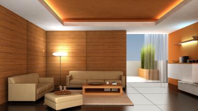 Living graphics design balcony lighting furnitur 4k wallpaper