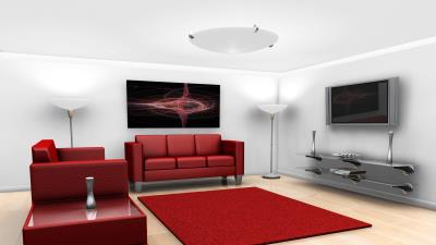 Living graphics design furnitur 4k wallpaper