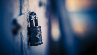 Lock locked iron 4k wallpaper