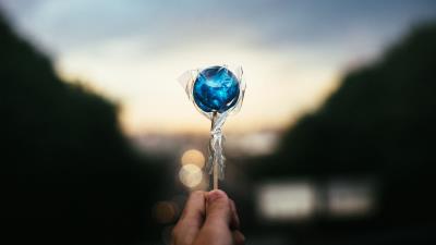 Lollipop candy hand 4k wallpaper