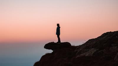 Loneliness alone rock image 4k wallpaper