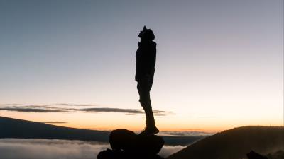 Loneliness alone silhouette image 4k wallpaper