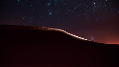 Lonely loneliness desert image 4k wallpaper