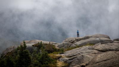 Lonely loneliness fog 4k wallpaper