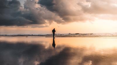 Lonely loneliness horizon image 4k wallpaper