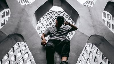 Man construction architecture 4k wallpaper