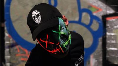 Man mask cap 4k wallpaper