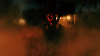 Man mask smoke image 4k wallpaper