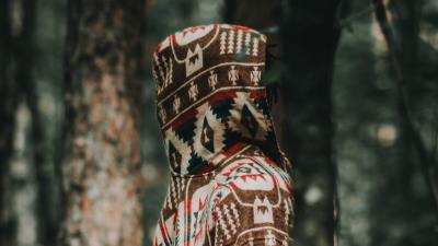 Man silhouette cape 4k wallpaper