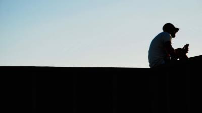 Man silhouette dark 4k wallpaper