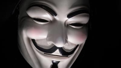 Mask anonymous hat 4k wallpaper