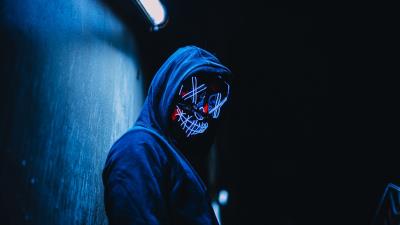 Mask anonymous hood 4k wallpaper