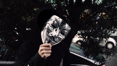 Mask metal anonymous 4k wallpaper
