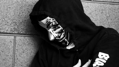 Mask metal hood 4k wallpaper