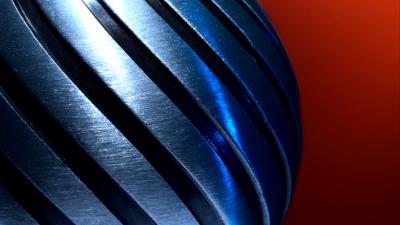 Metal metallic twisting 4k wallpaper