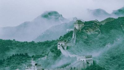 Mountains fog wall 4k wallpaper