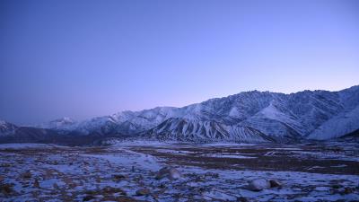 Mountains snow relief 4k wallpaper