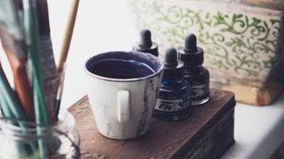 Paint ink brush 4k wallpaper