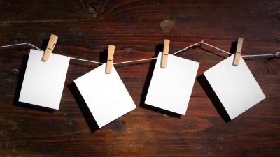 Paper clips string wood brown backgroun 4k wallpaper