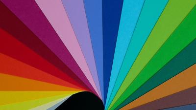 Paper rainbow colorful 4k wallpaper