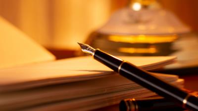 Pen pages vintage 4k wallpaper