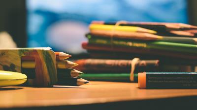 Pencils color wooden 4k wallpaper